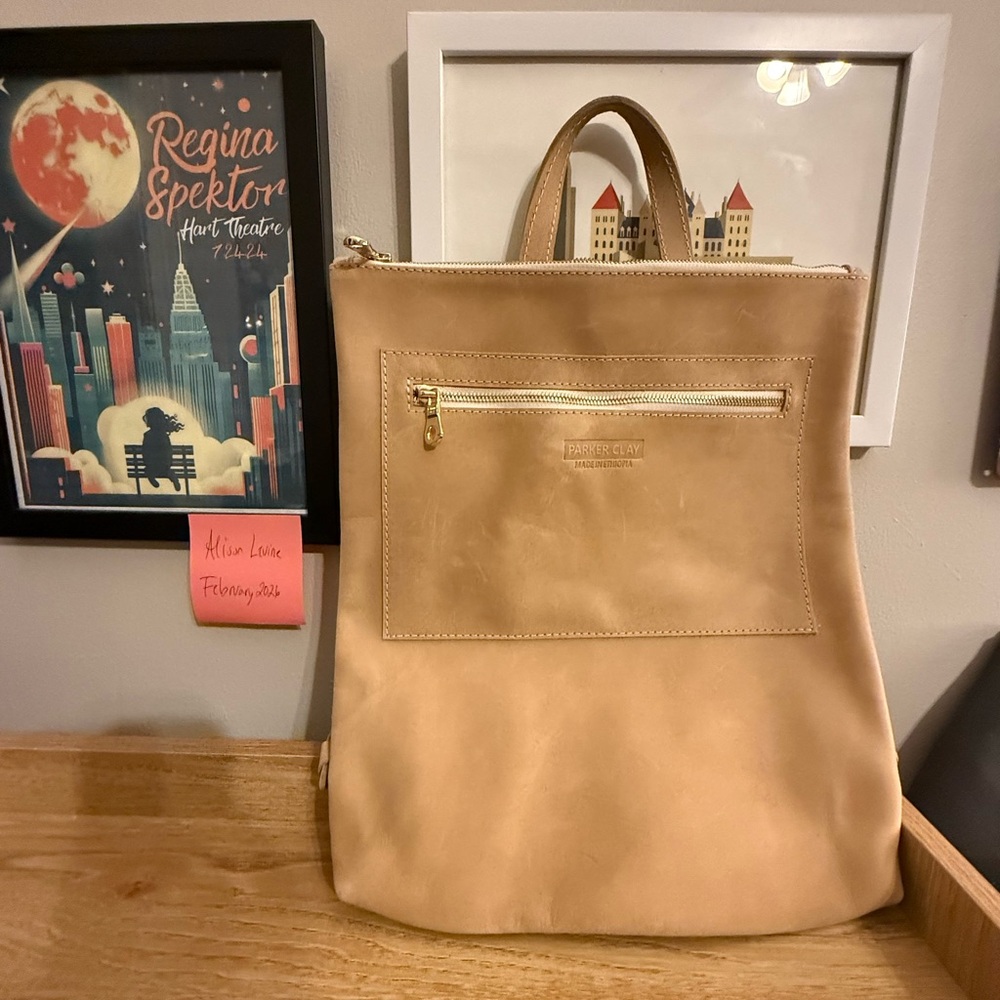 BNNU Parker Clay Miramar Leather Backpack